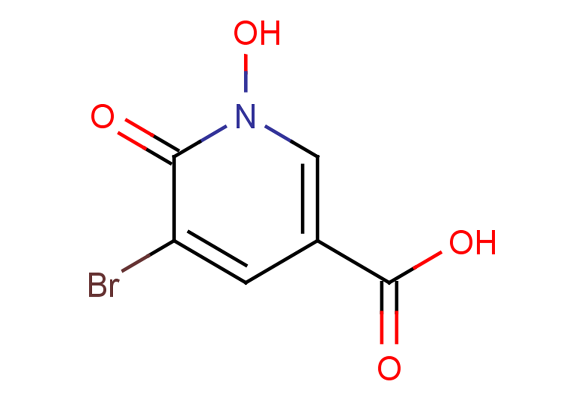 5-bromo-1-hydroxy-6-oxo-1,6-dihydropyridine-3-carboxylic acid