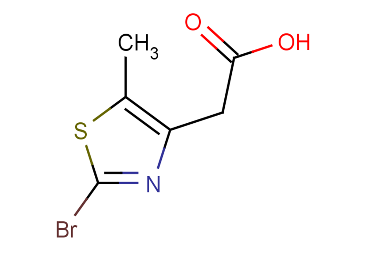 2-(2-bromo-5-methyl-1,3-thiazol-4-yl)acetic acid