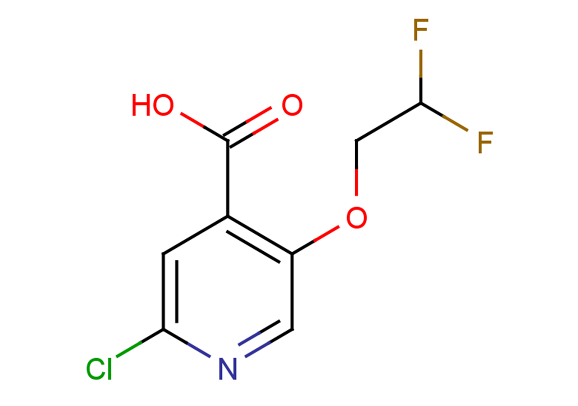 2-chloro-5-(2,2-difluoroethoxy)pyridine-4-carboxylic acid