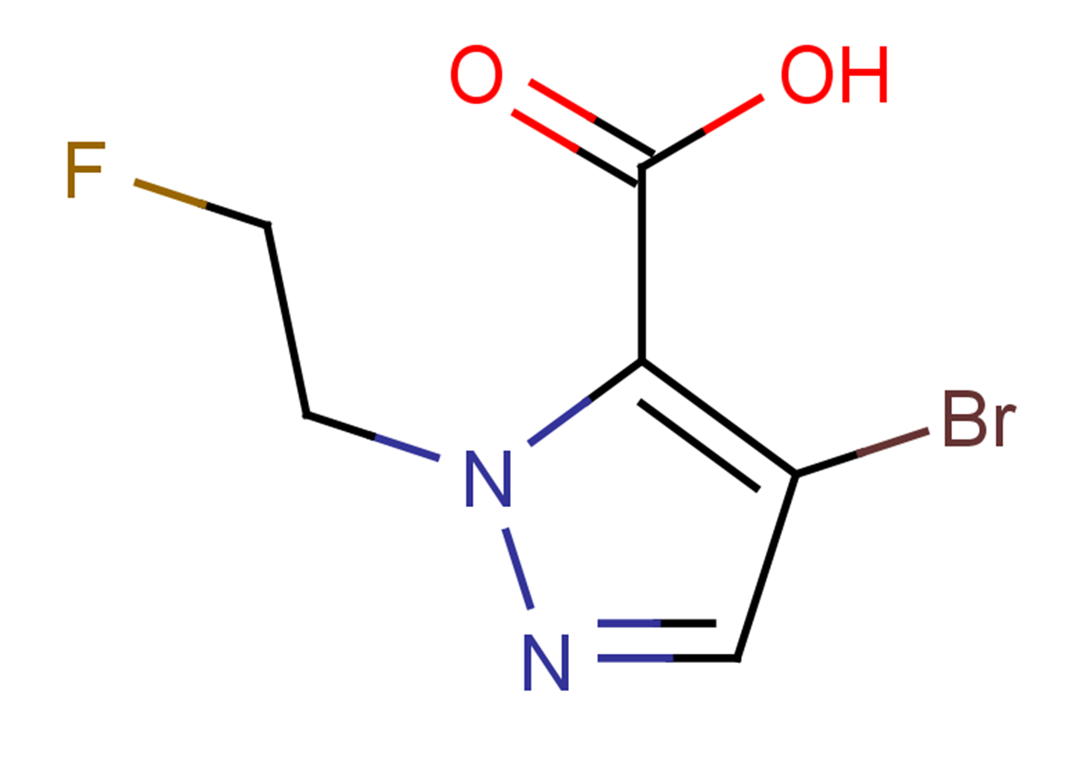4-bromo-1-(2-fluoroethyl)-1H-pyrazole-5-carboxylic acid