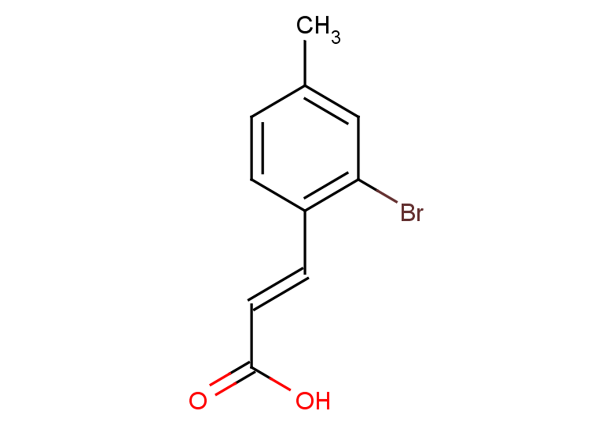 (2E)-3-(2-bromo-4-methylphenyl)prop-2-enoic acid