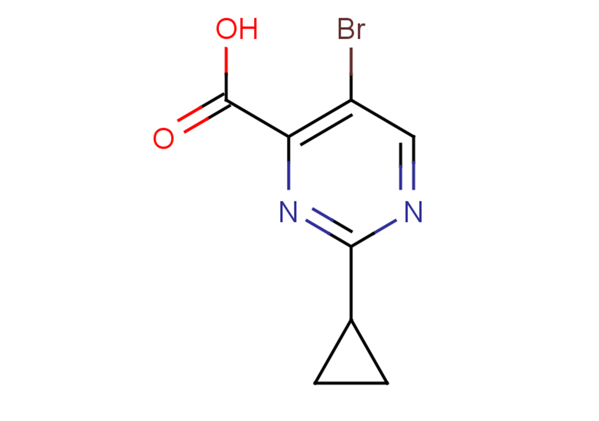 5-bromo-2-cyclopropylpyrimidine-4-carboxylic acid