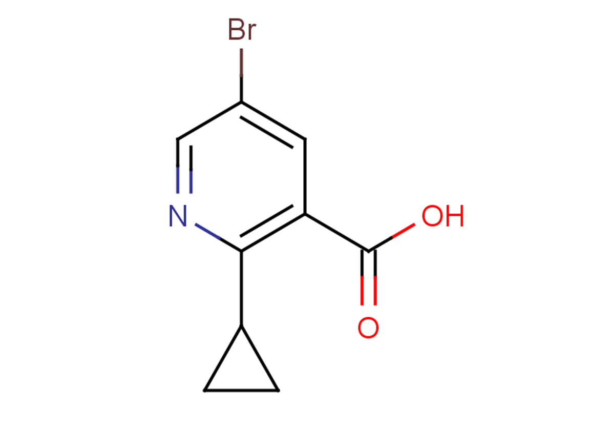 5-bromo-2-cyclopropylpyridine-3-carboxylic acid