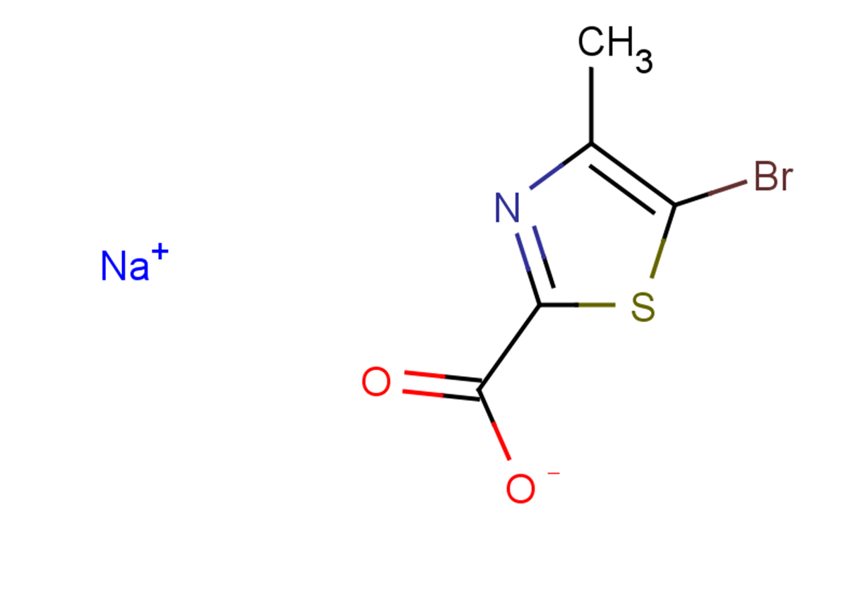 sodium 5-bromo-4-methyl-1,3-thiazole-2-carboxylate