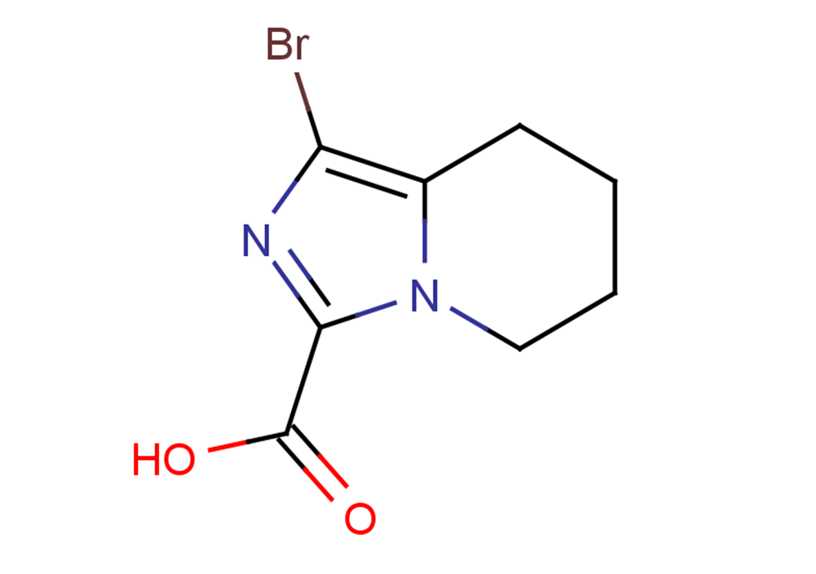 1-bromo-5H,6H,7H,8H-imidazo[1,5-a]pyridine-3-carboxylic acid