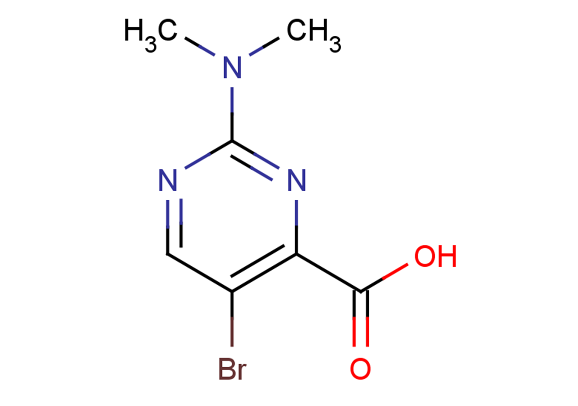 5-bromo-2-(dimethylamino)pyrimidine-4-carboxylic acid