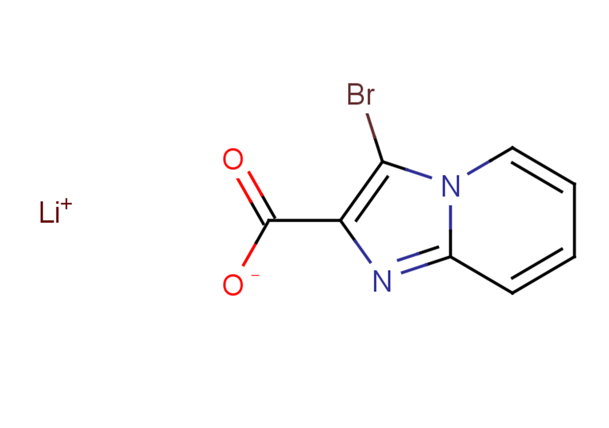 lithium(1+) ion 3-bromoimidazo[1,2-a]pyridine-2-carboxylate