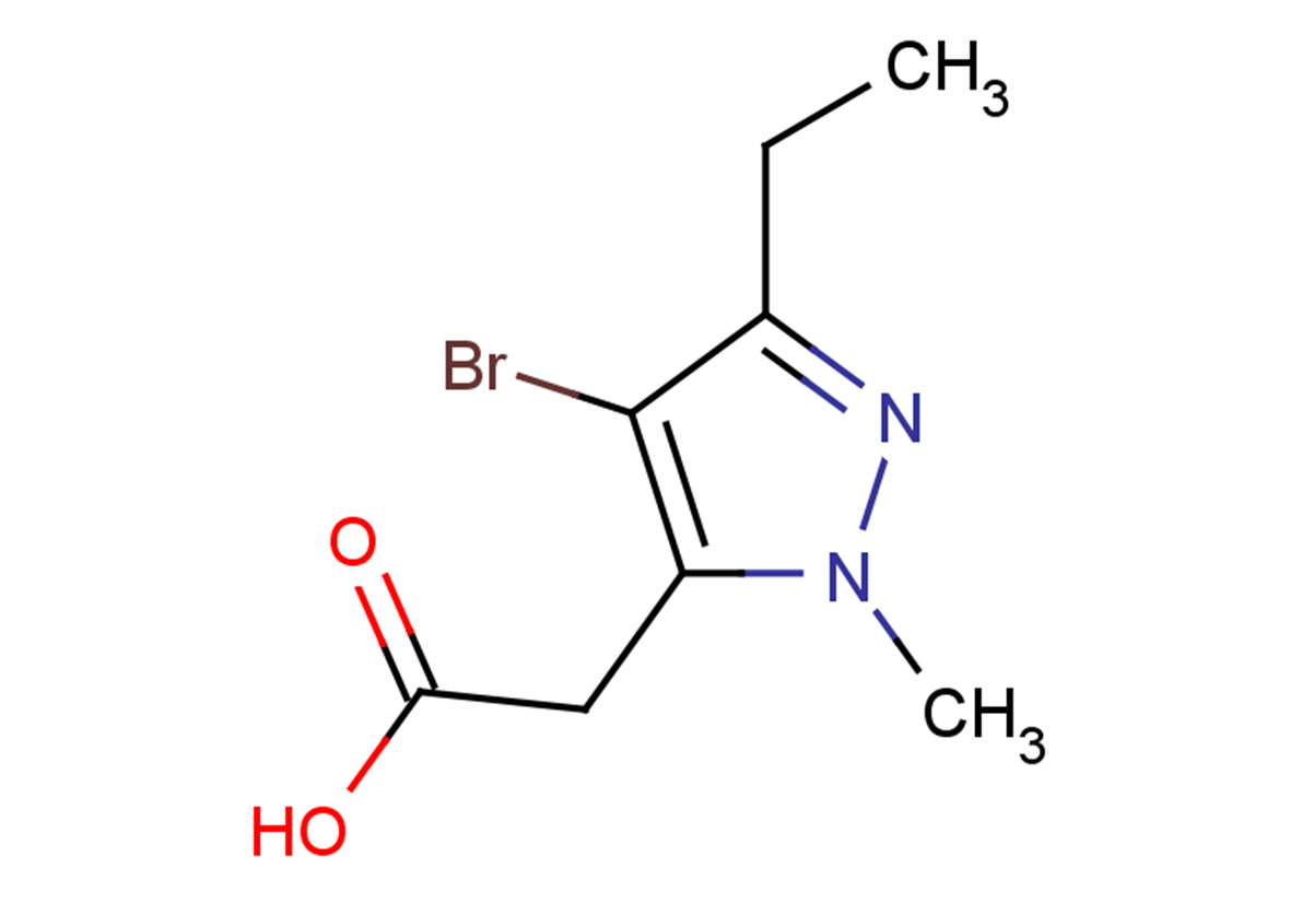 2-(4-bromo-3-ethyl-1-methyl-1H-pyrazol-5-yl)acetic acid