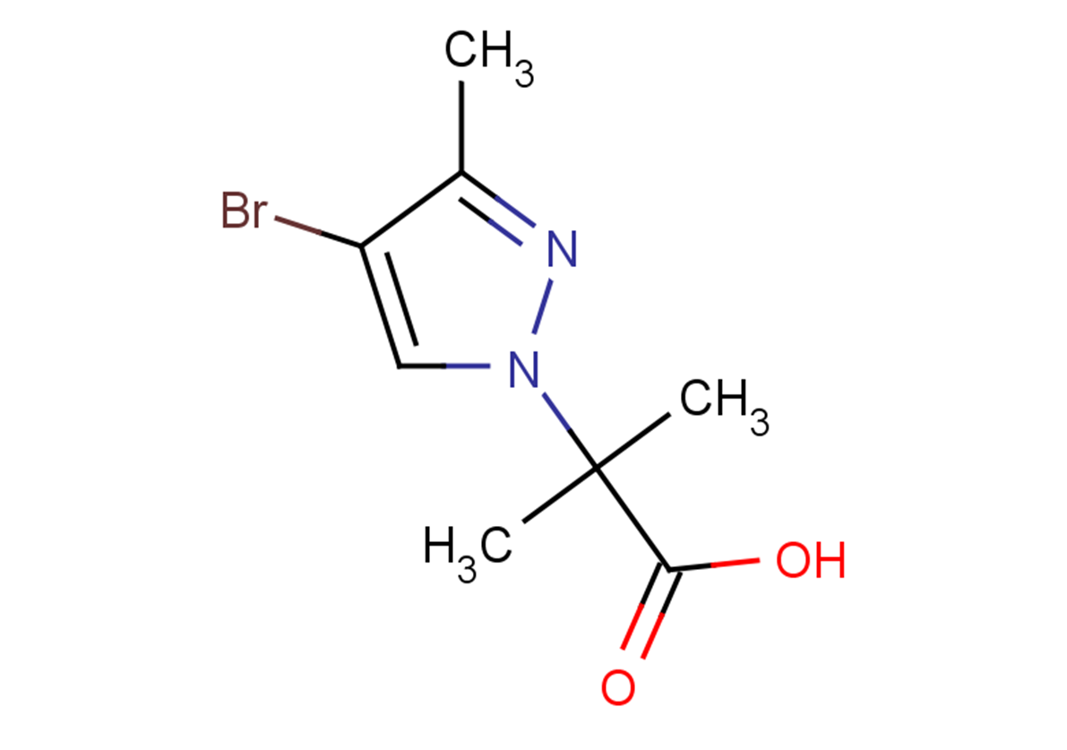 2-(4-bromo-3-methyl-1H-pyrazol-1-yl)-2-methylpropanoic acid