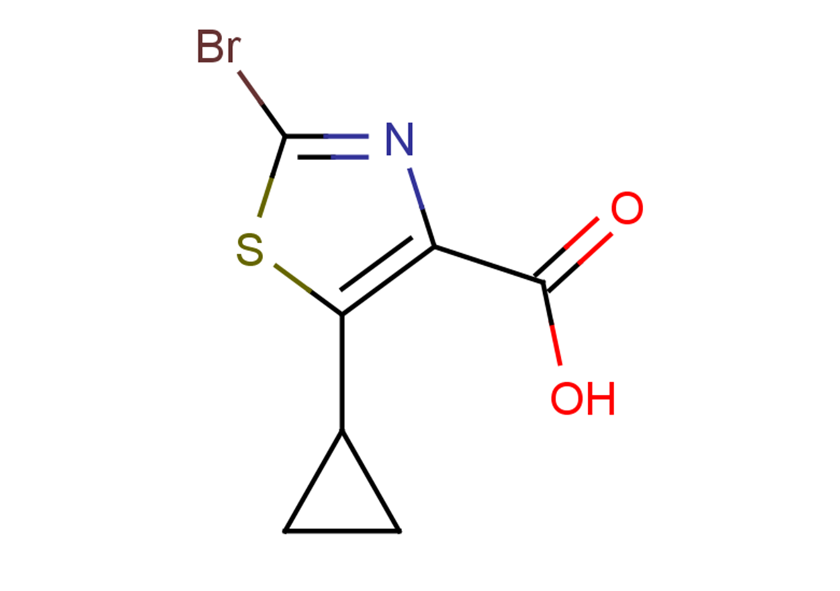 2-bromo-5-cyclopropyl-1,3-thiazole-4-carboxylic acid