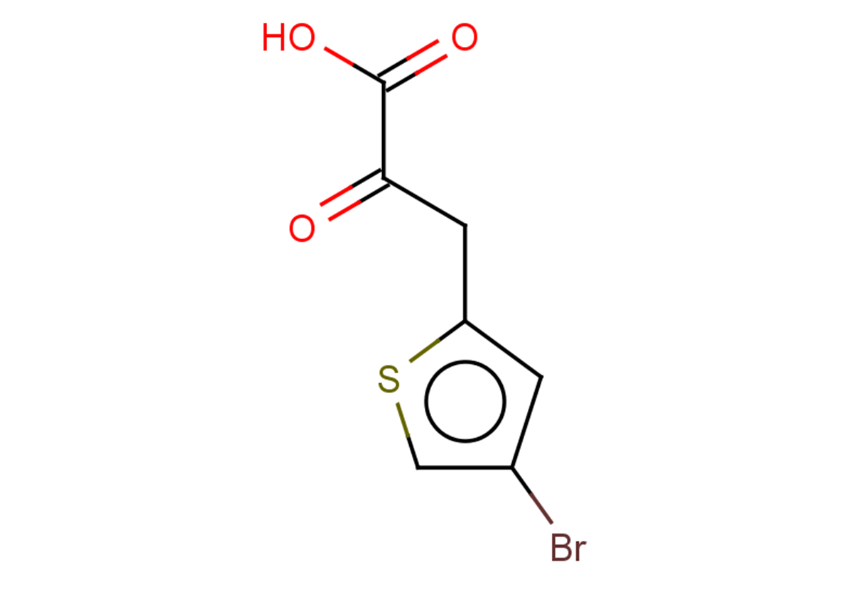 3-(4-bromothiophen-2-yl)-2-oxopropanoic acid