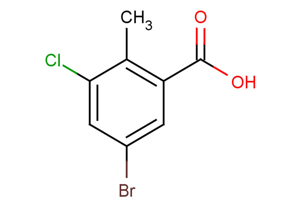 5-bromo-3-chloro-2-methylbenzoic acid