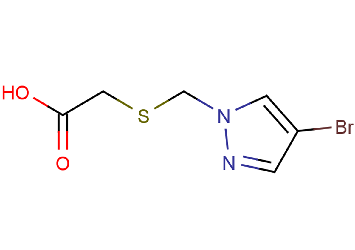 2-{[(4-bromo-1H-pyrazol-1-yl)methyl]sulfanyl}acetic acid