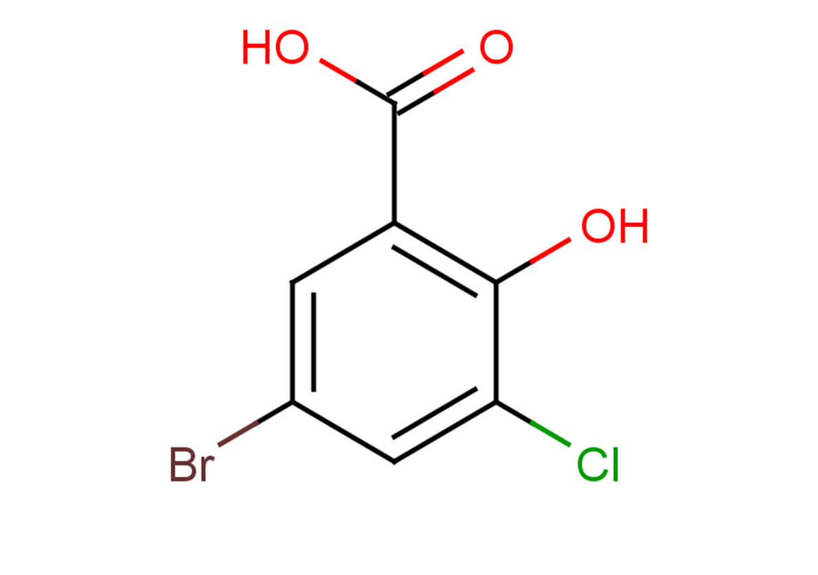 5-bromo-3-chloro-2-hydroxybenzoic acid