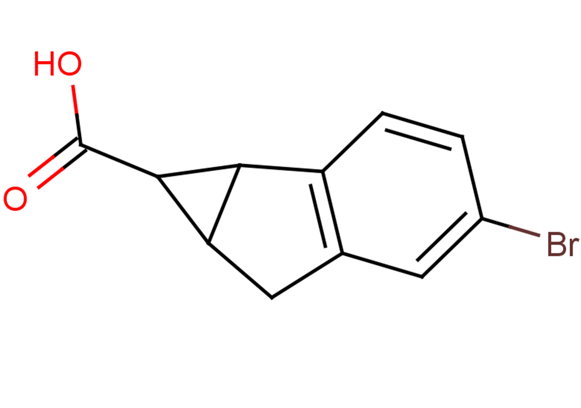 4-bromo-1H,1aH,2H,6bH-cyclopropa[a]indene-1-carboxylic acid