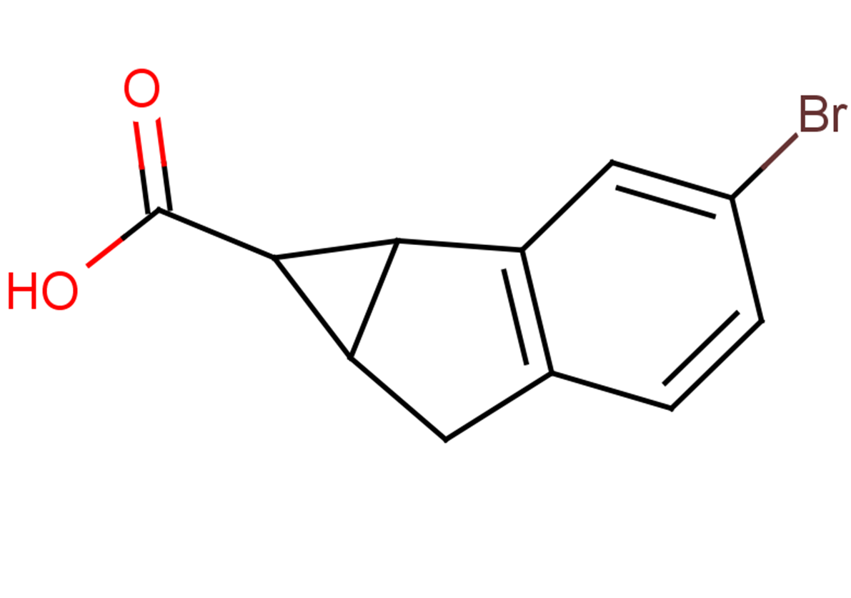 5-bromo-1H,1aH,2H,6bH-cyclopropa[a]indene-1-carboxylic acid