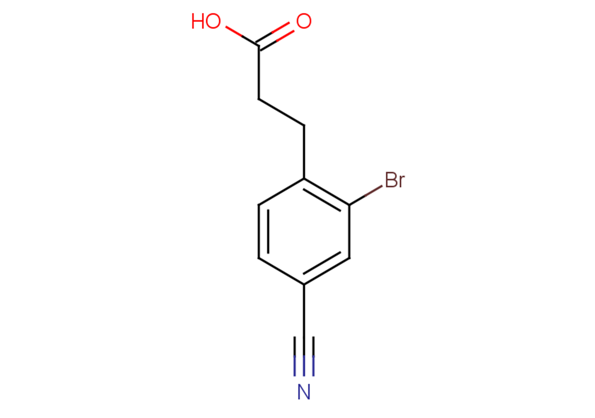 3-(2-bromo-4-cyanophenyl)propanoic acid