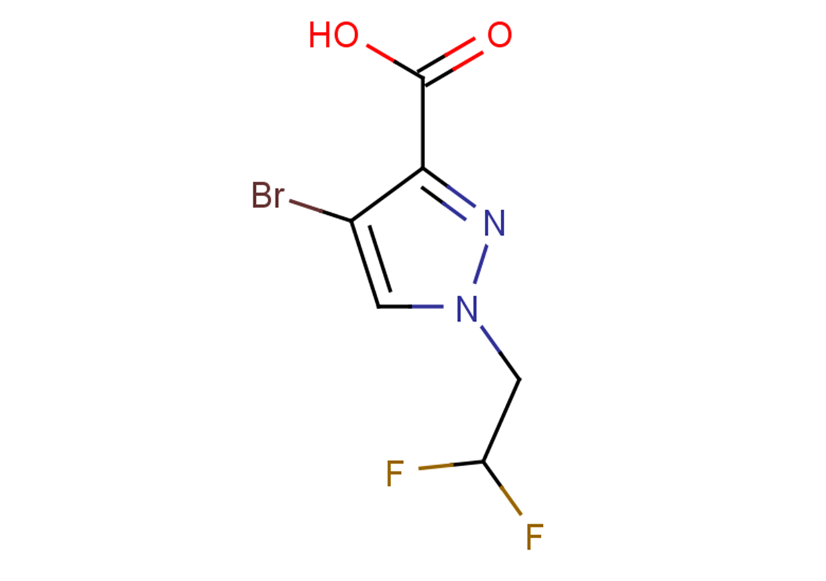 4-bromo-1-(2,2-difluoroethyl)-1H-pyrazole-3-carboxylic acid