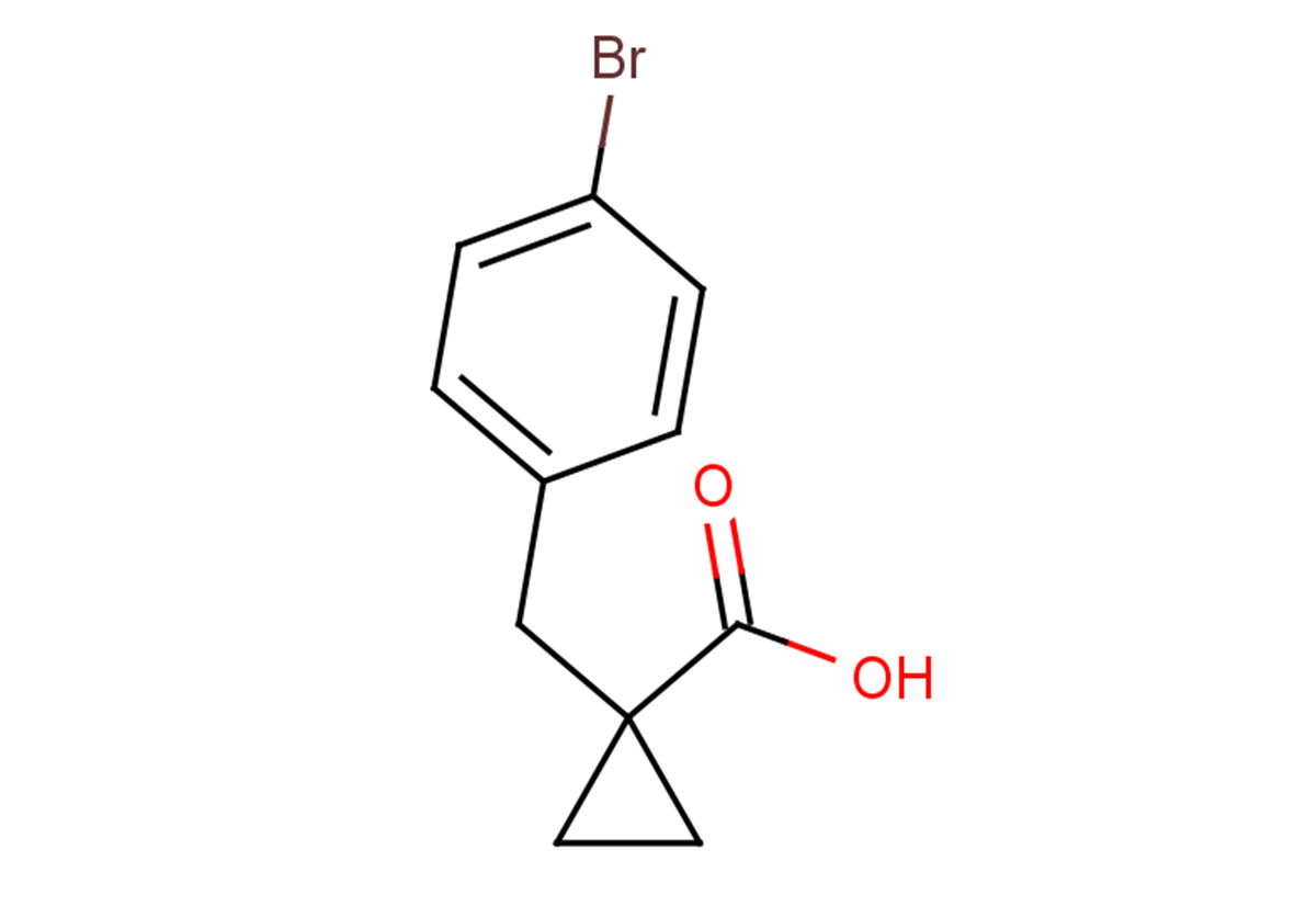 1-[(4-bromophenyl)methyl]cyclopropane-1-carboxylic acid