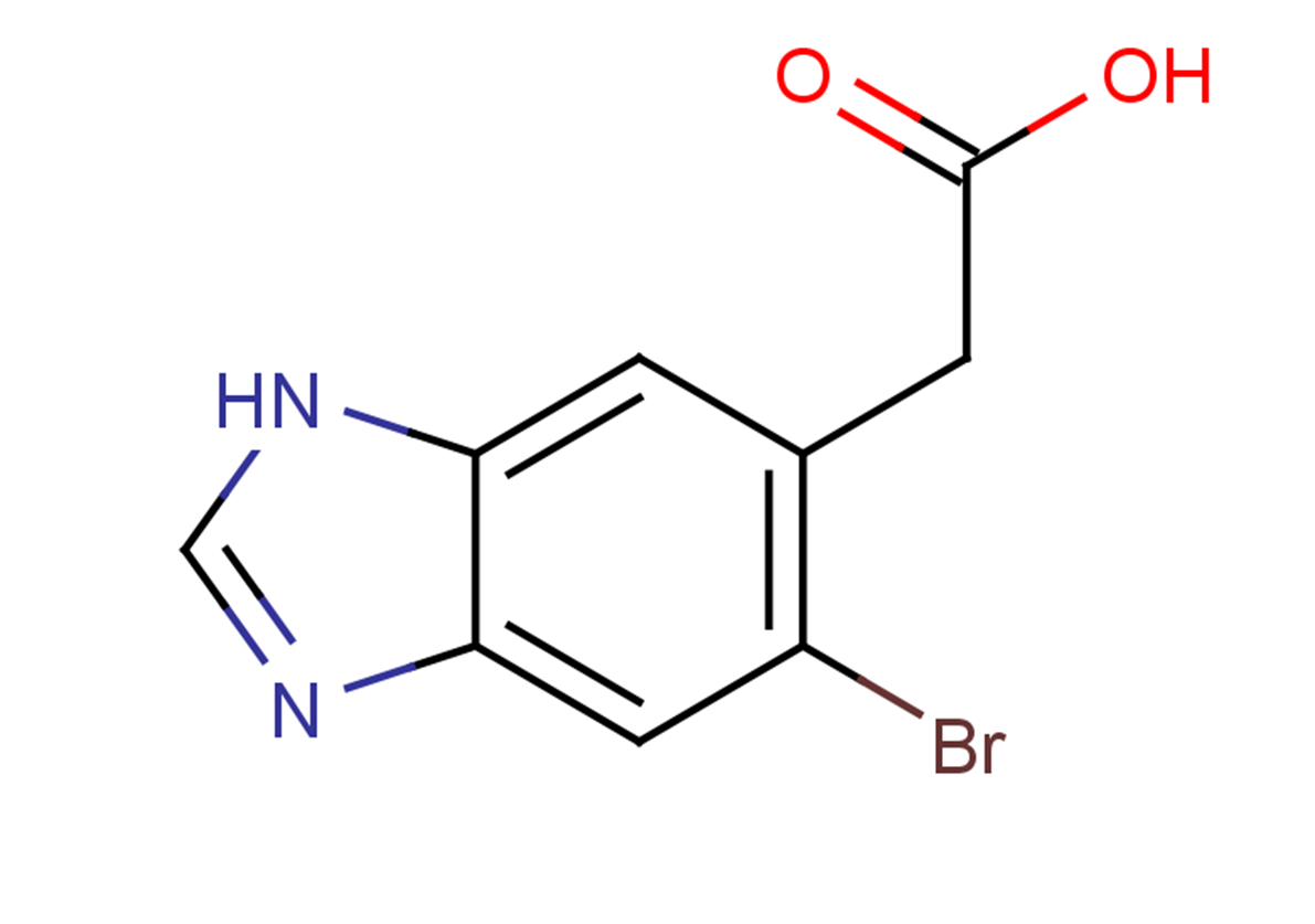2-(5-bromo-1H-1,3-benzodiazol-6-yl)acetic acid