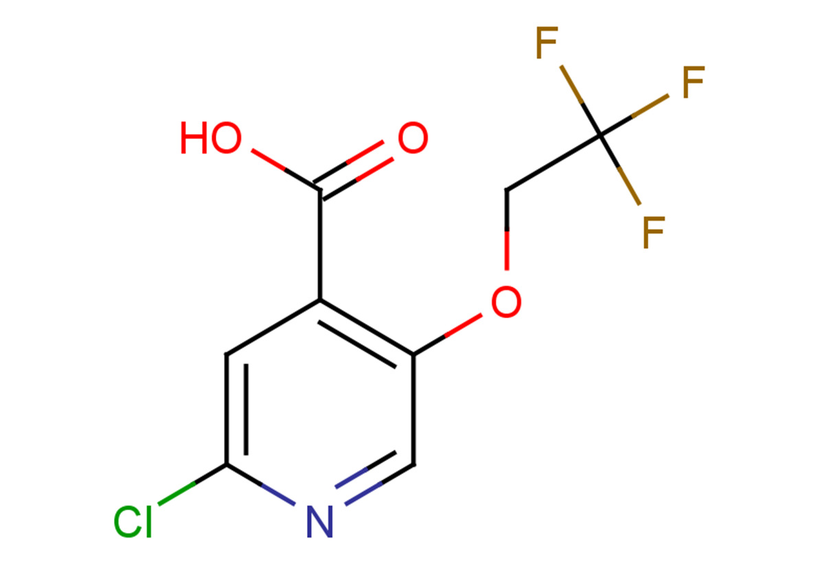 2-chloro-5-(2,2,2-trifluoroethoxy)pyridine-4-carboxylic acid