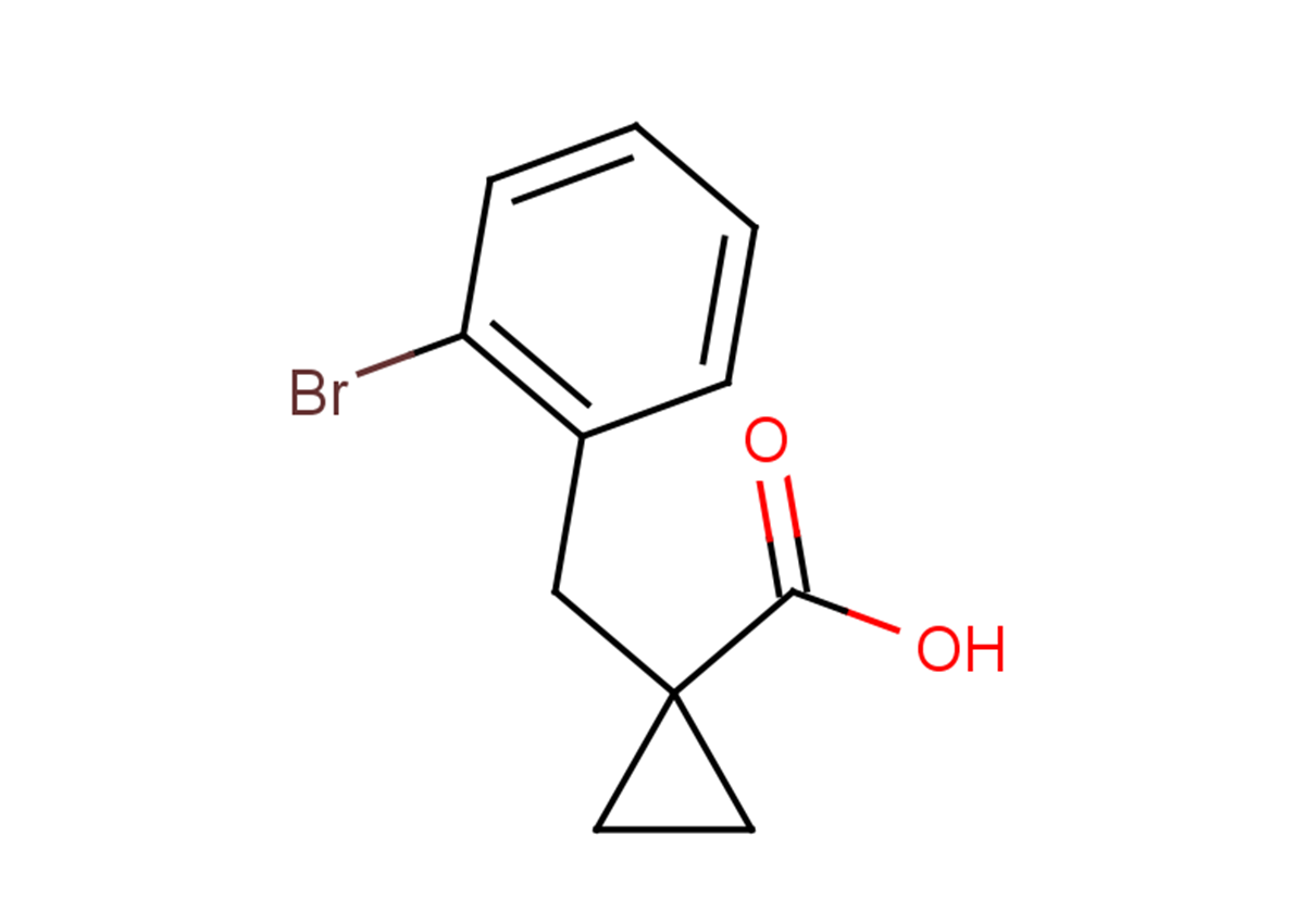 1-[(2-bromophenyl)methyl]cyclopropane-1-carboxylic acid