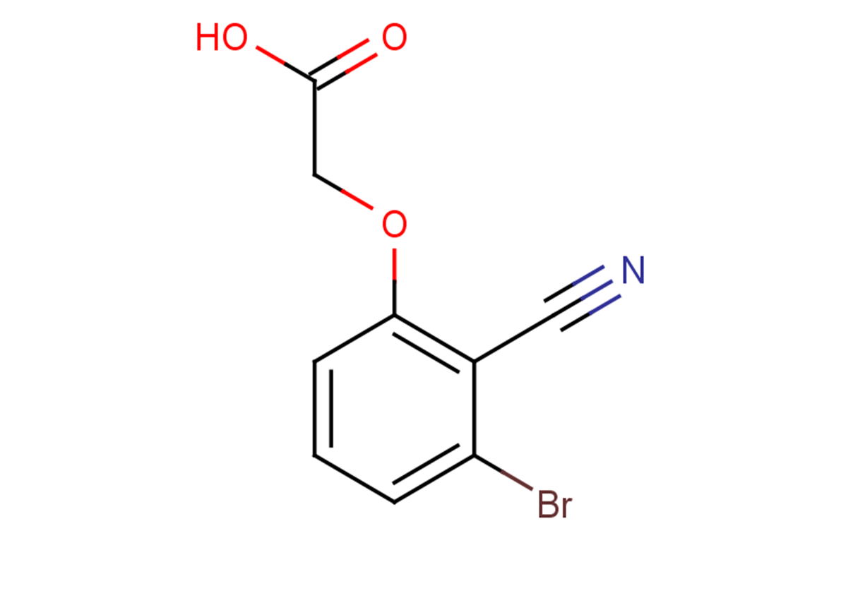 2-(3-bromo-2-cyanophenoxy)acetic acid