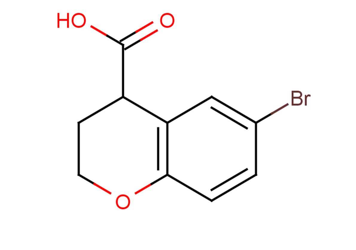 6-bromo-3,4-dihydro-2H-1-benzopyran-4-carboxylic acid