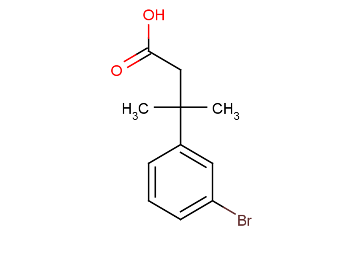 3-(3-bromophenyl)-3-methylbutanoic acid