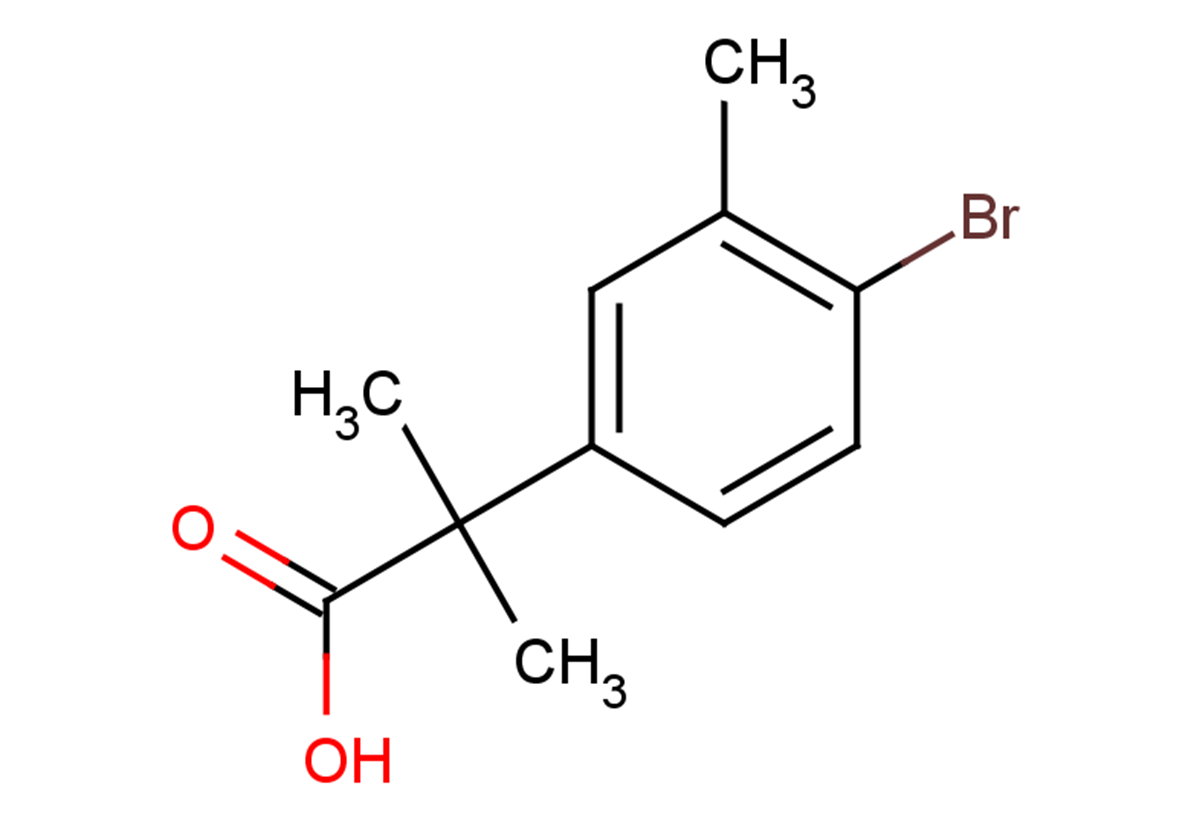 2-(4-bromo-3-methylphenyl)-2-methylpropanoic acid