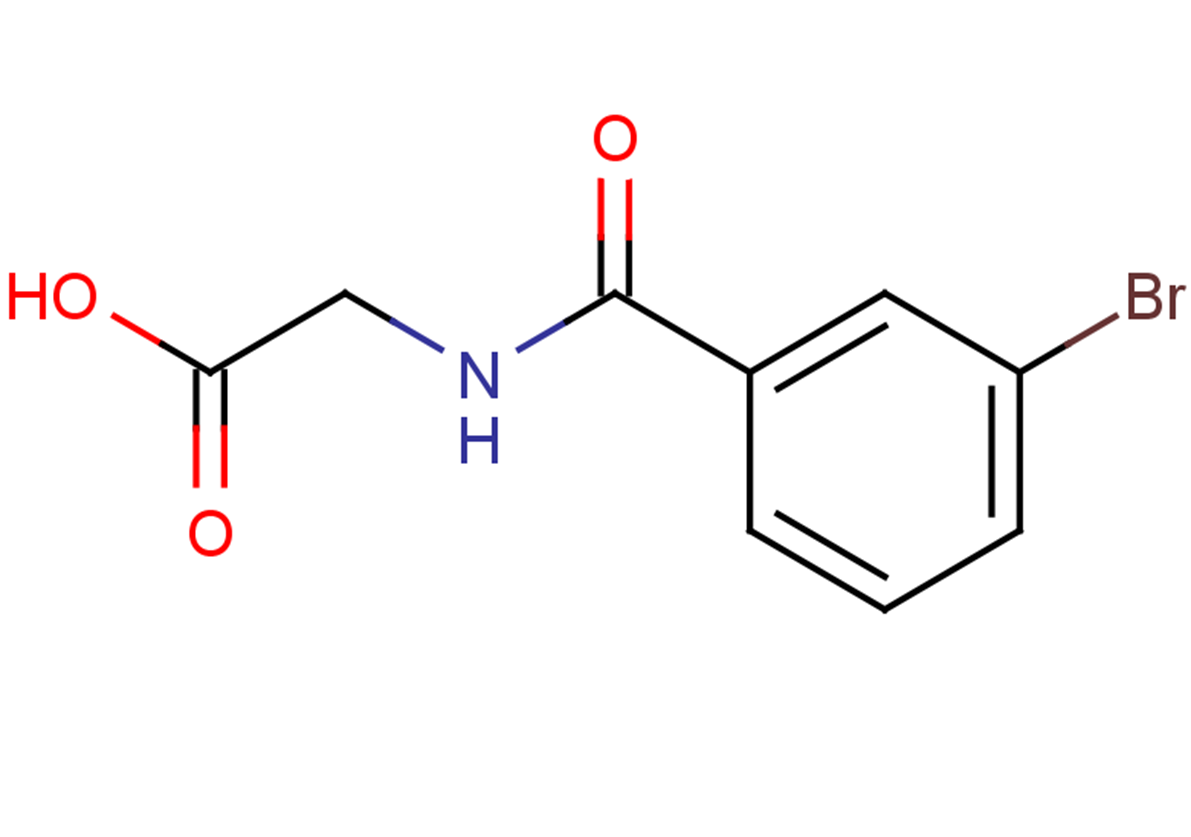 2-[(3-bromophenyl)formamido]acetic acid