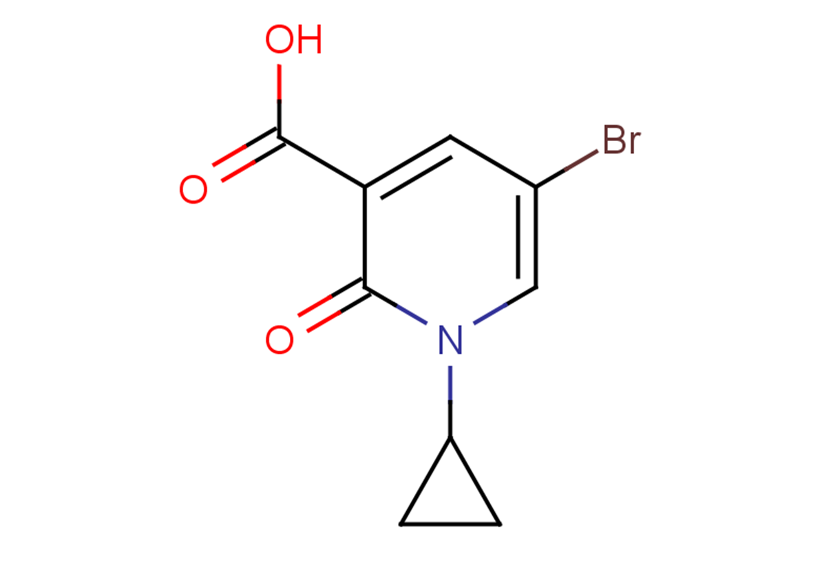 5-bromo-1-cyclopropyl-2-oxo-1,2-dihydropyridine-3-carboxylic acid