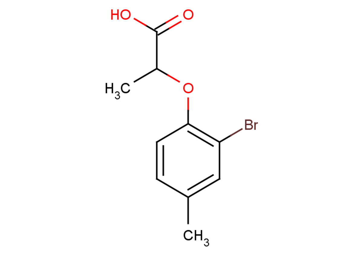 2-(2-bromo-4-methylphenoxy)propanoic acid