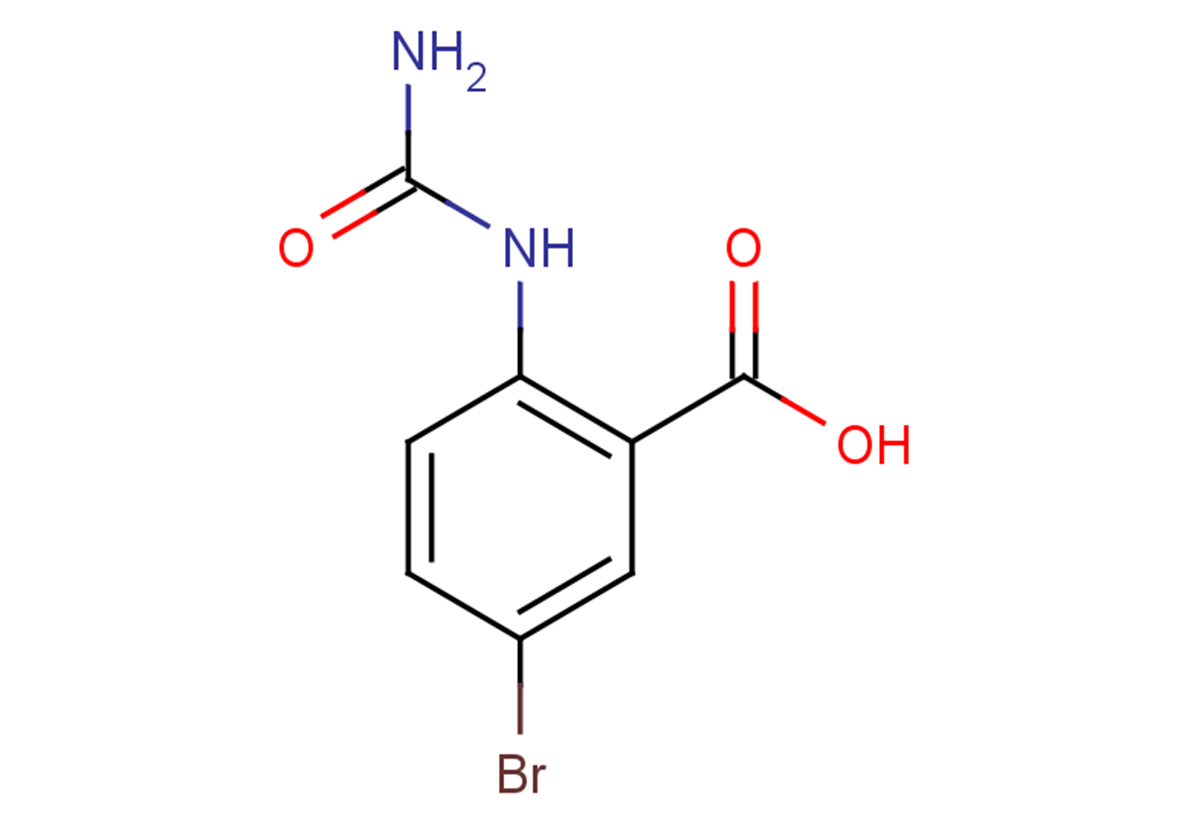 5-bromo-2-(carbamoylamino)benzoic acid