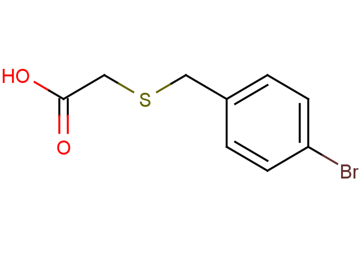 2-{[(4-bromophenyl)methyl]sulfanyl}acetic acid