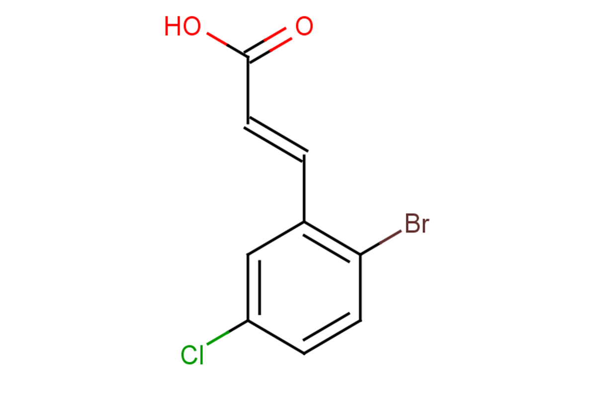 (2E)-3-(2-bromo-5-chlorophenyl)prop-2-enoic acid