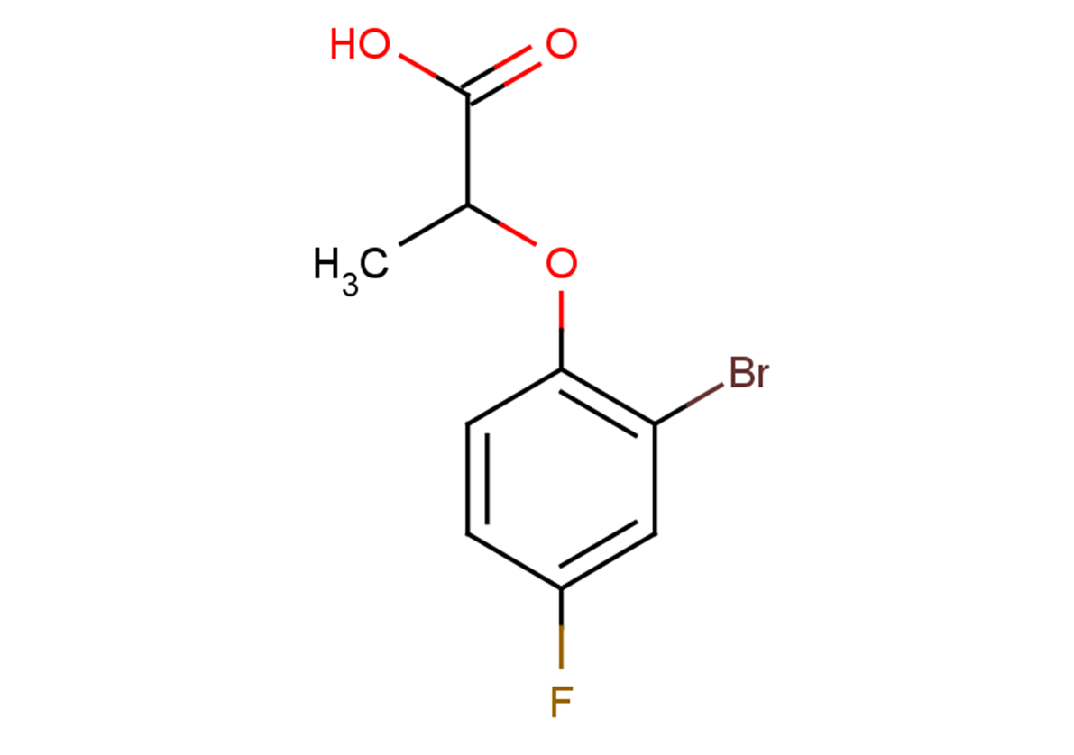 2-(2-bromo-4-fluorophenoxy)propanoic acid