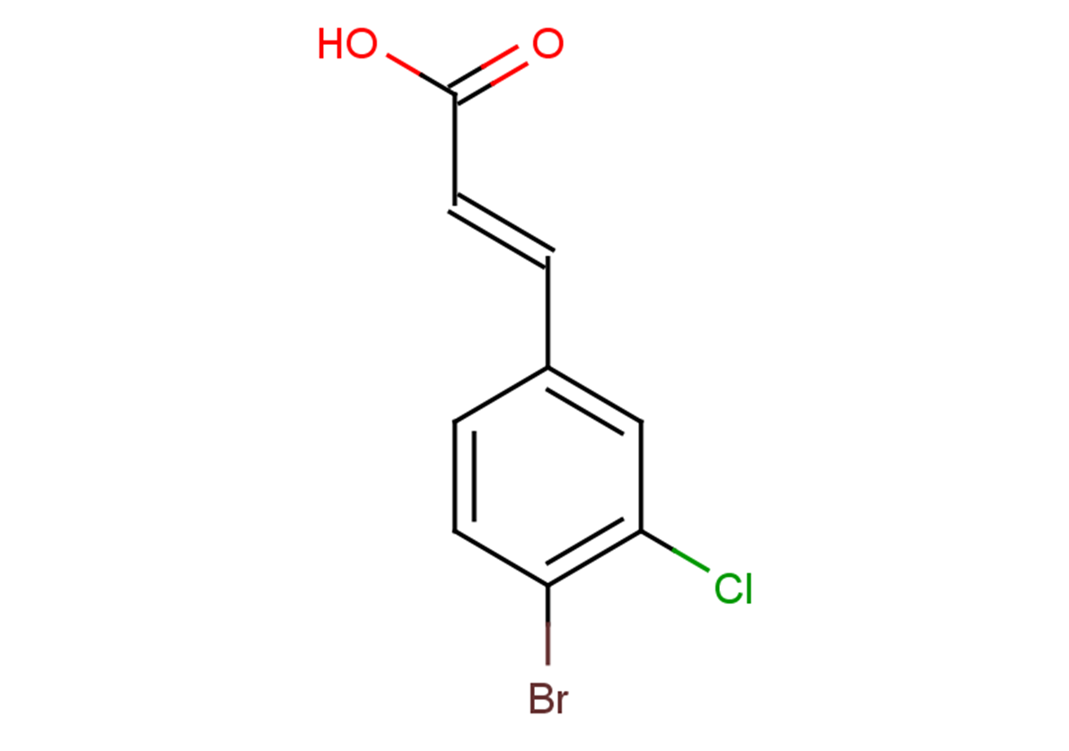 (2E)-3-(4-bromo-3-chlorophenyl)prop-2-enoic acid