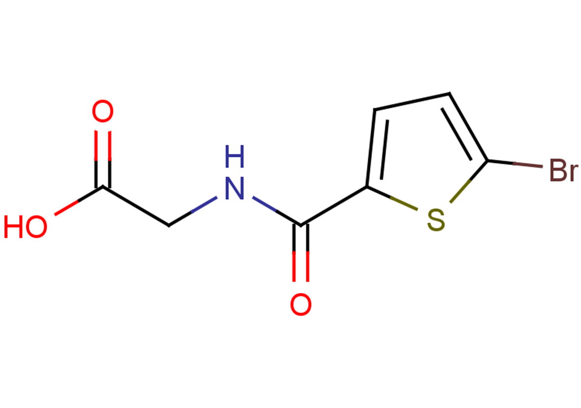 2-[(5-bromothiophen-2-yl)formamido]acetic acid