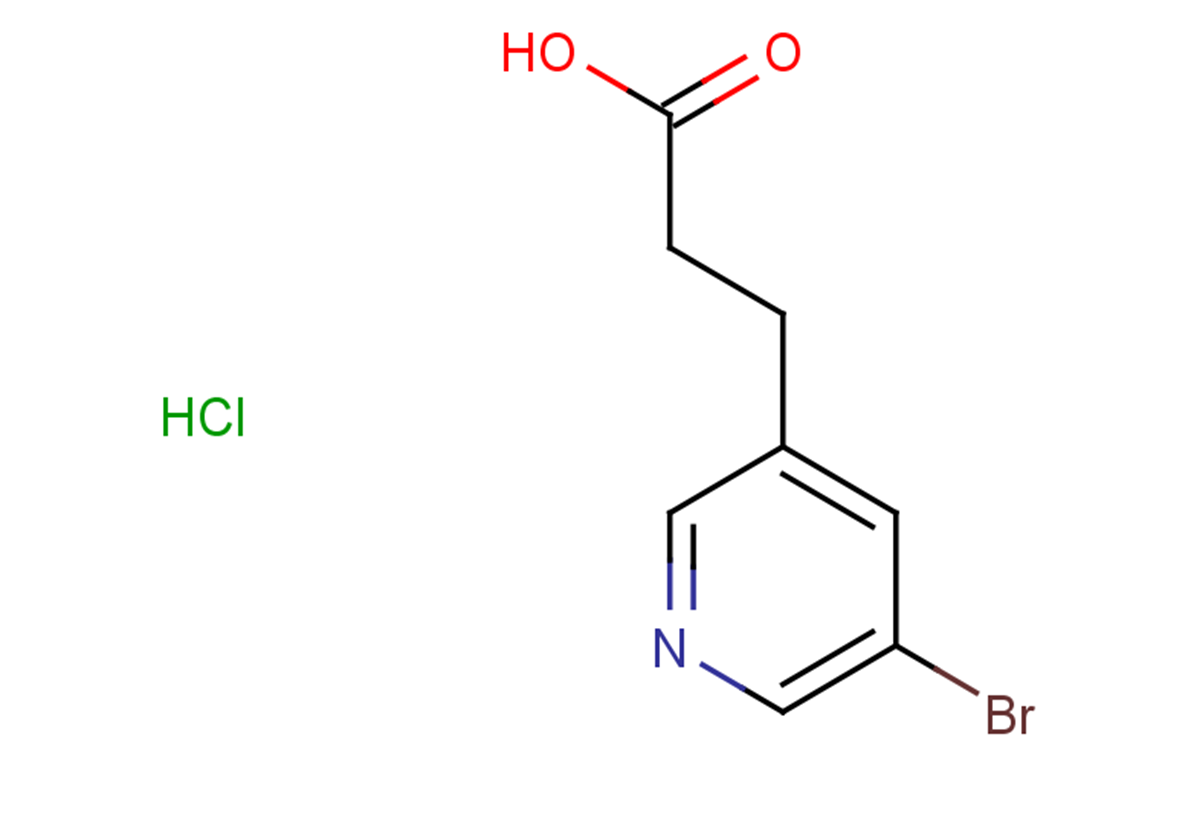 3-(5-bromopyridin-3-yl)propanoic acid hydrochloride