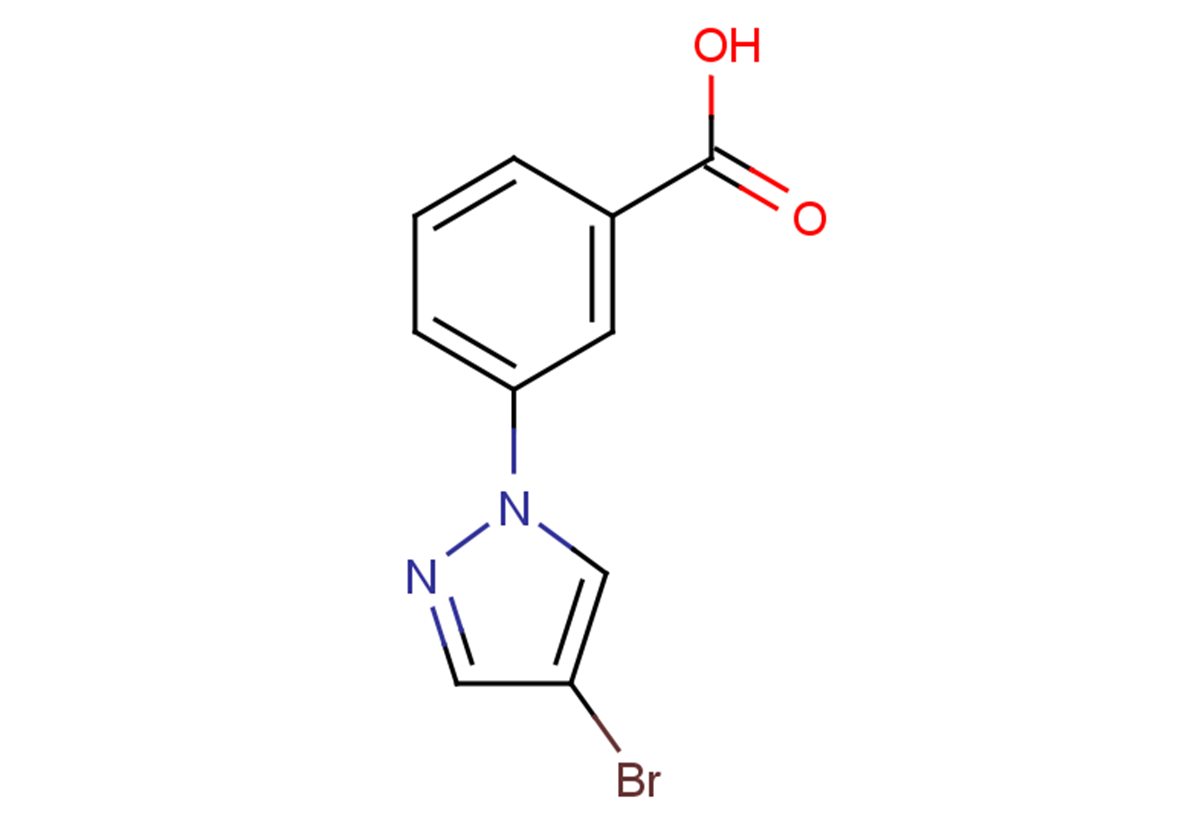 3-(4-bromo-1H-pyrazol-1-yl)benzoic acid