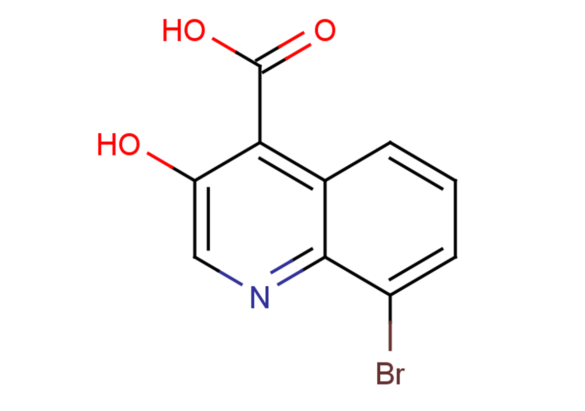 8-bromo-3-hydroxyquinoline-4-carboxylic acid