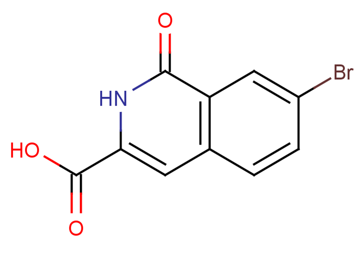7-bromo-1-oxo-1,2-dihydroisoquinoline-3-carboxylic acid