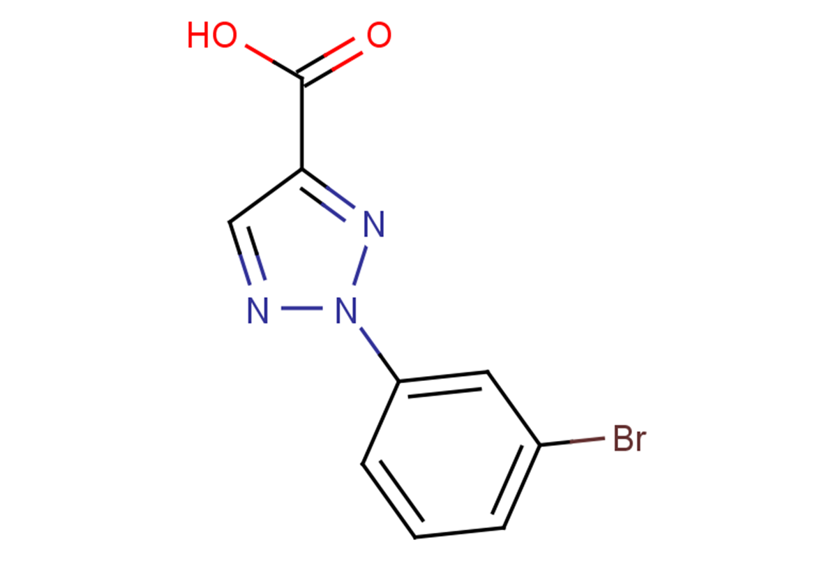 2-(3-bromophenyl)-2H-1,2,3-triazole-4-carboxylic acid