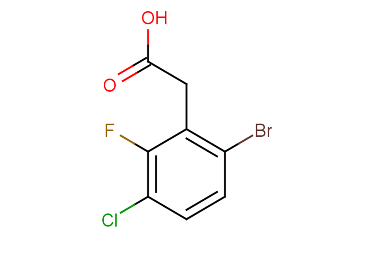 2-(6-bromo-3-chloro-2-fluorophenyl)acetic acid