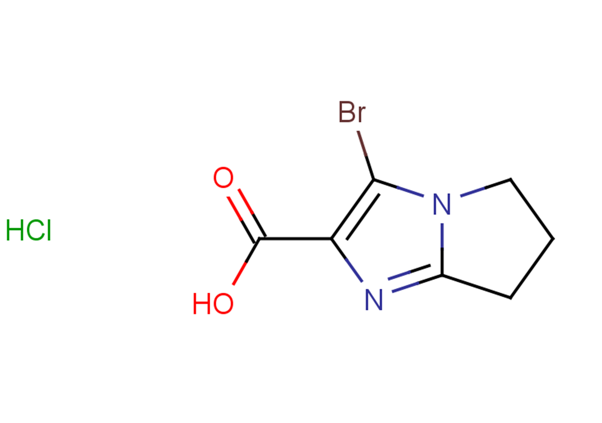 3-bromo-5H,6H,7H-pyrrolo[1,2-a]imidazole-2-carboxylic acid hydrochloride