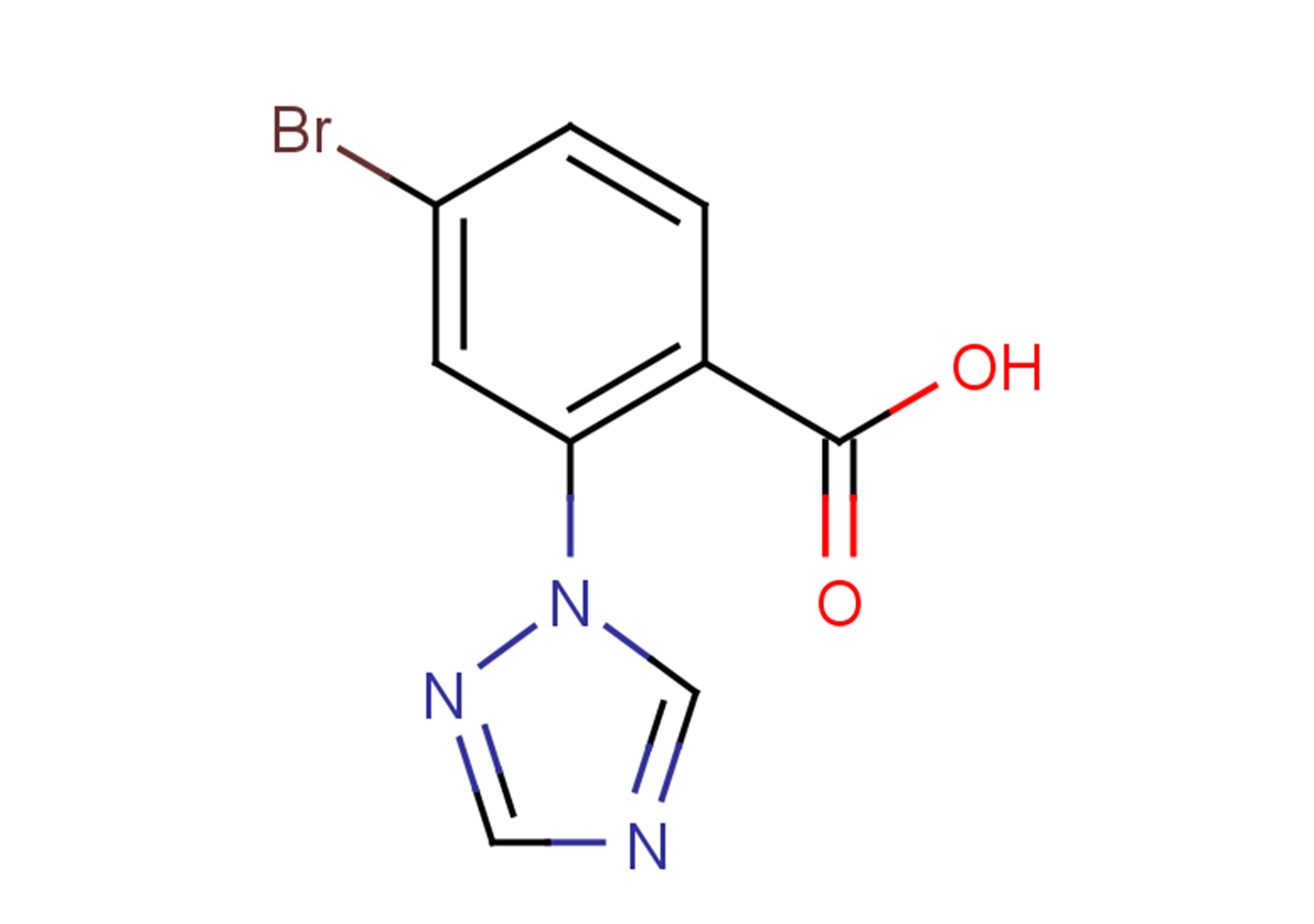 4-bromo-2-(1H-1,2,4-triazol-1-yl)benzoic acid