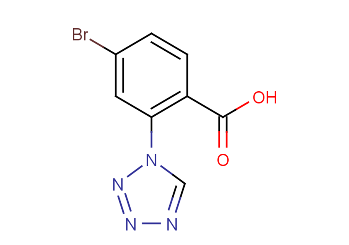 4-bromo-2-(1H-1,2,3,4-tetrazol-1-yl)benzoic acid