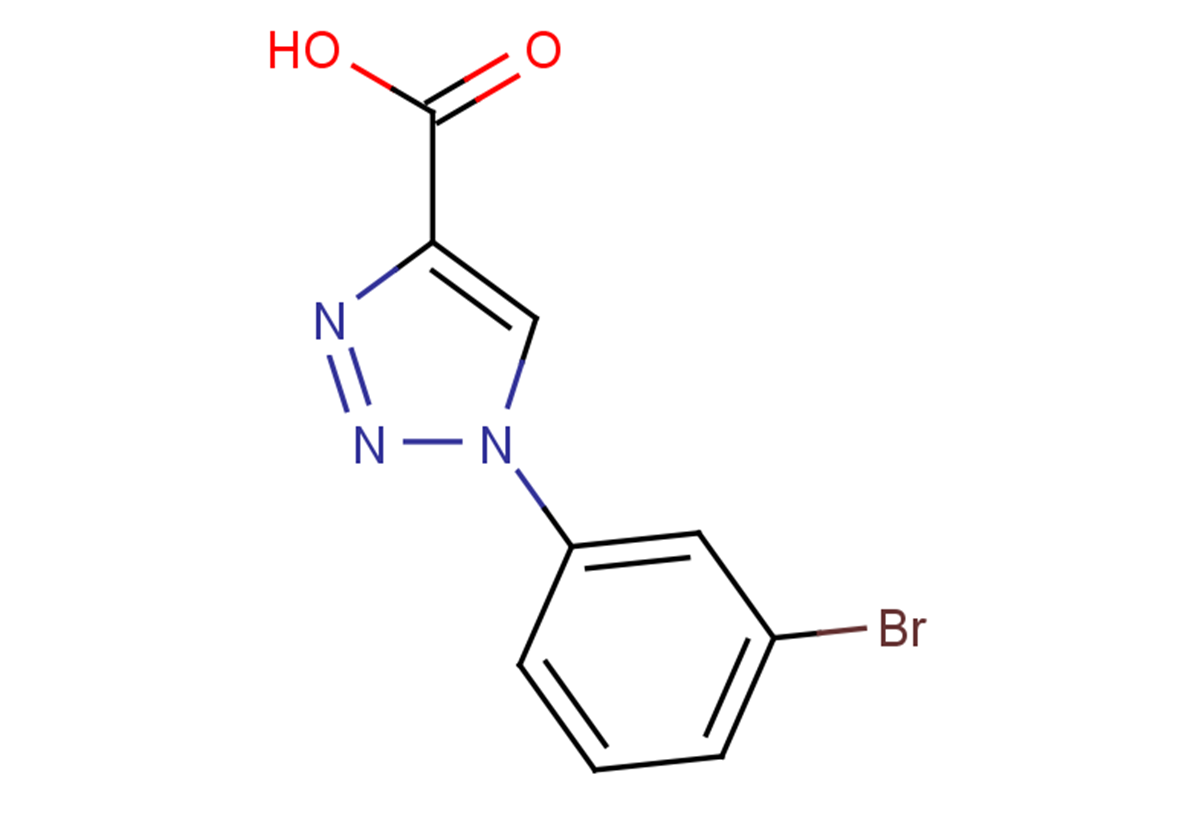 1-(3-bromophenyl)-1H-1,2,3-triazole-4-carboxylic acid
