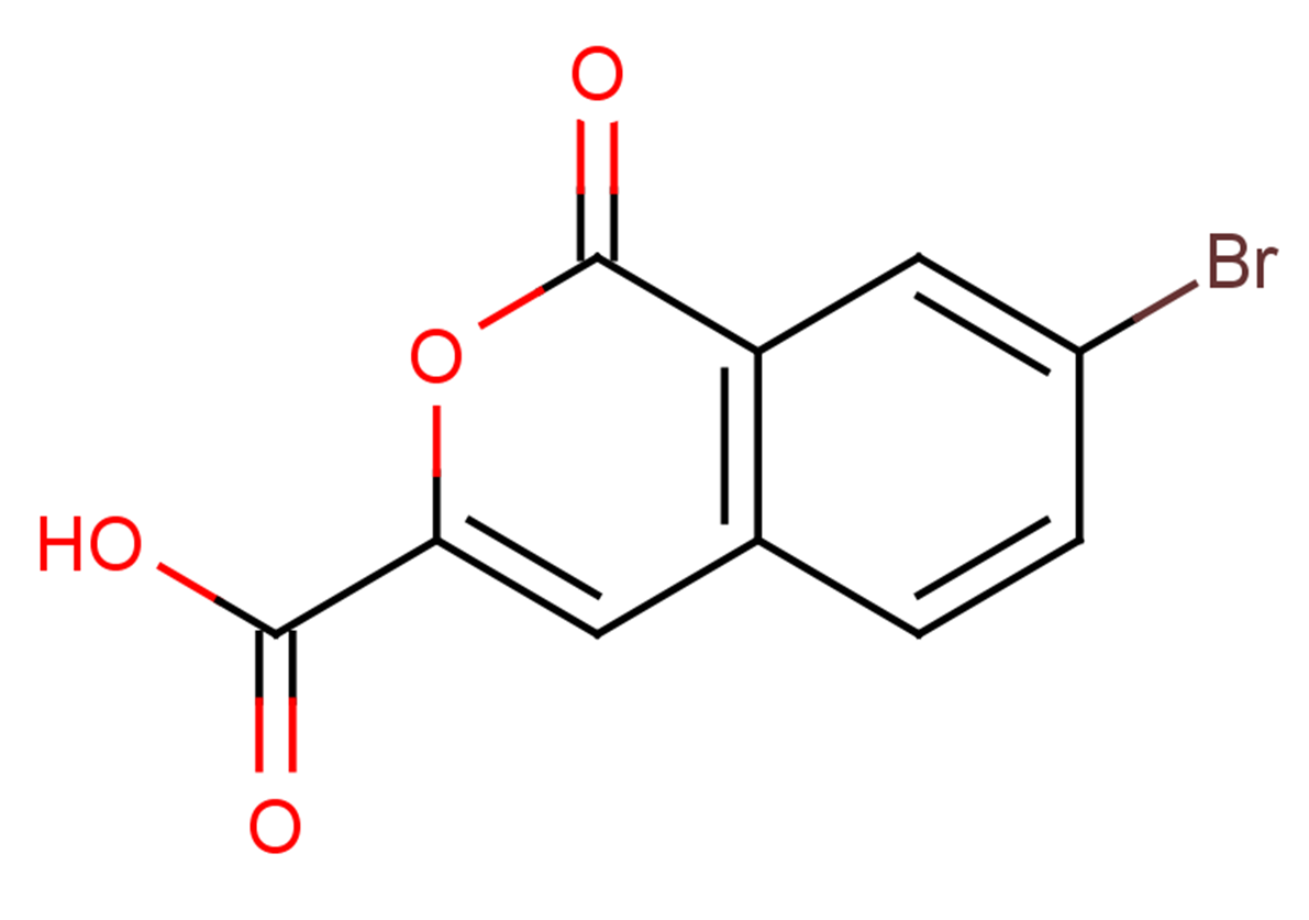 7-bromo-1-oxo-1H-isochromene-3-carboxylic acid